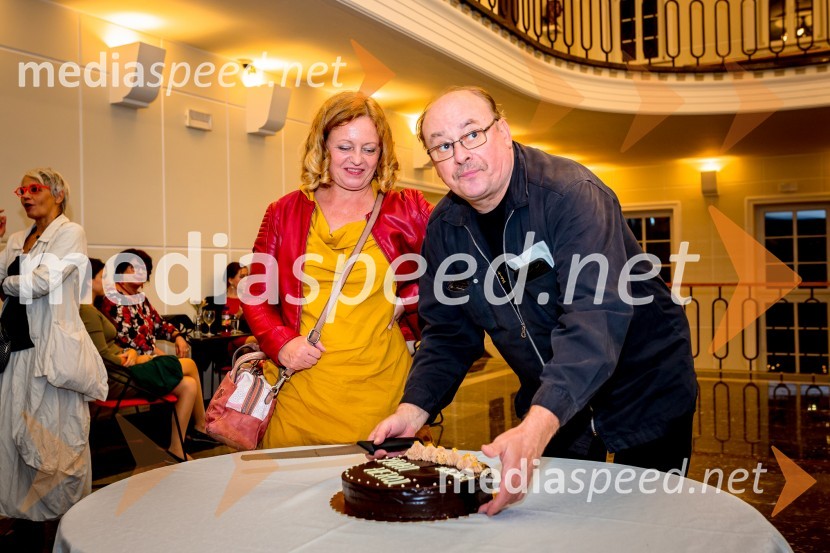 mag. Tina Kosi, upravnica SLG Celje;  Gojmir Lešnjak Gojc, igralecPravi heroji, premiera SLG Celje