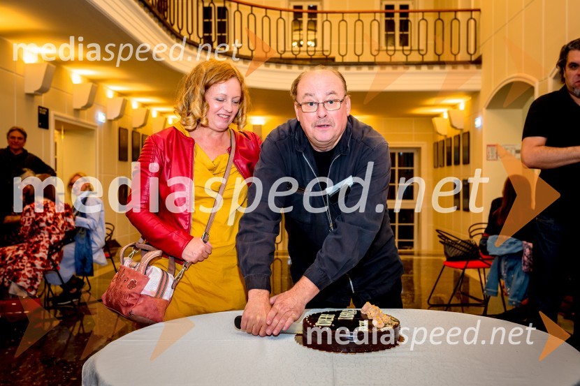 mag. Tina Kosi, upravnica SLG Celje;  Gojmir Lešnjak Gojc, igralecPravi heroji, premiera SLG Celje