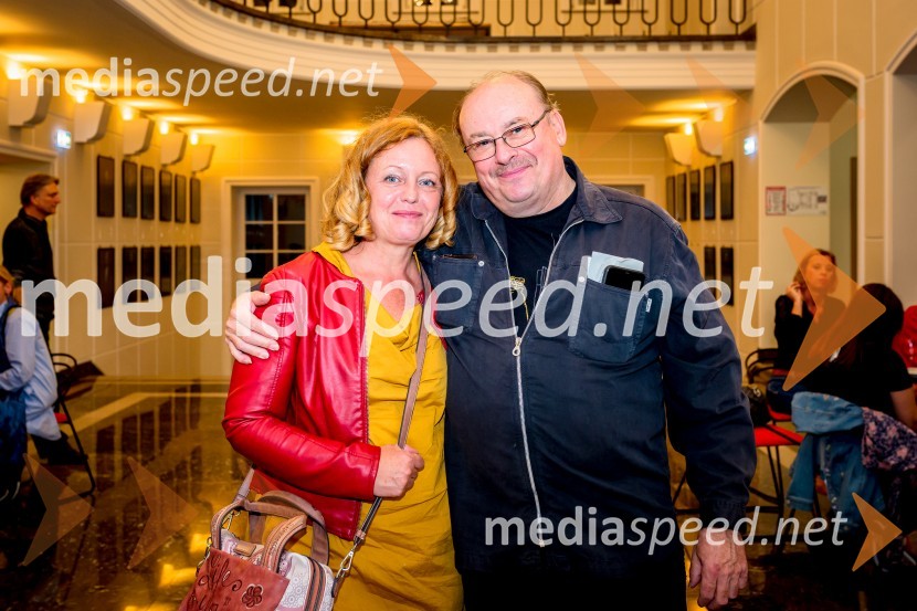 mag. Tina Kosi, upravnica SLG Celje;  Gojmir Lešnjak Gojc, igralecPravi heroji, premiera SLG Celje